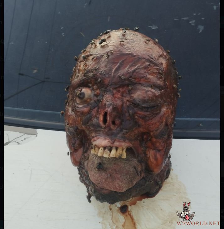 Dismembered body with skinned head found near gang message