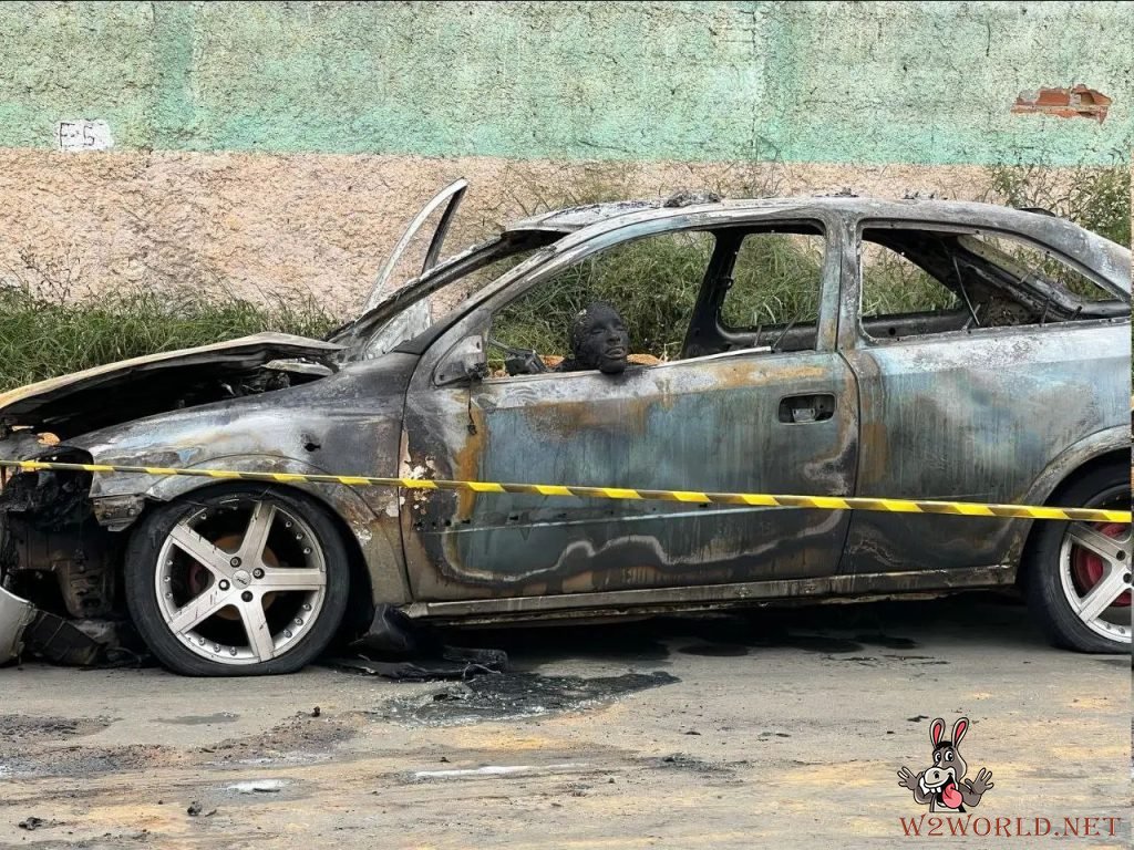 Driver Dies in Suspected Self-Immolation Car Fire in Vitória da Conquista, Brazil