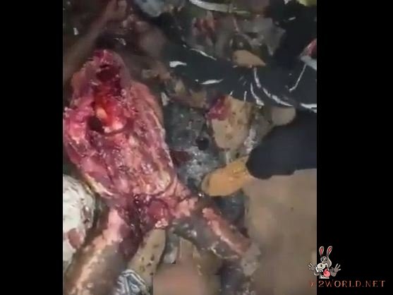 African Cannibals Dining