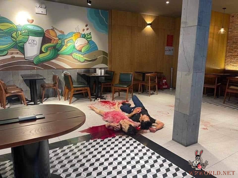 Man kills girlfriend in milk tea shop