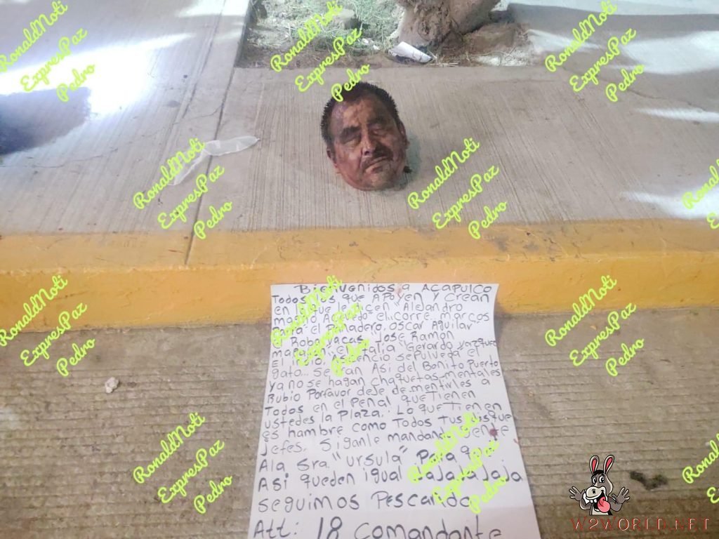 Four dismembered bodies found in Acapulco, Guerrero.