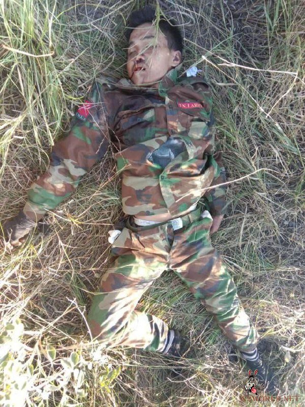 Photos of deceased soldiers in Myanmar civil war