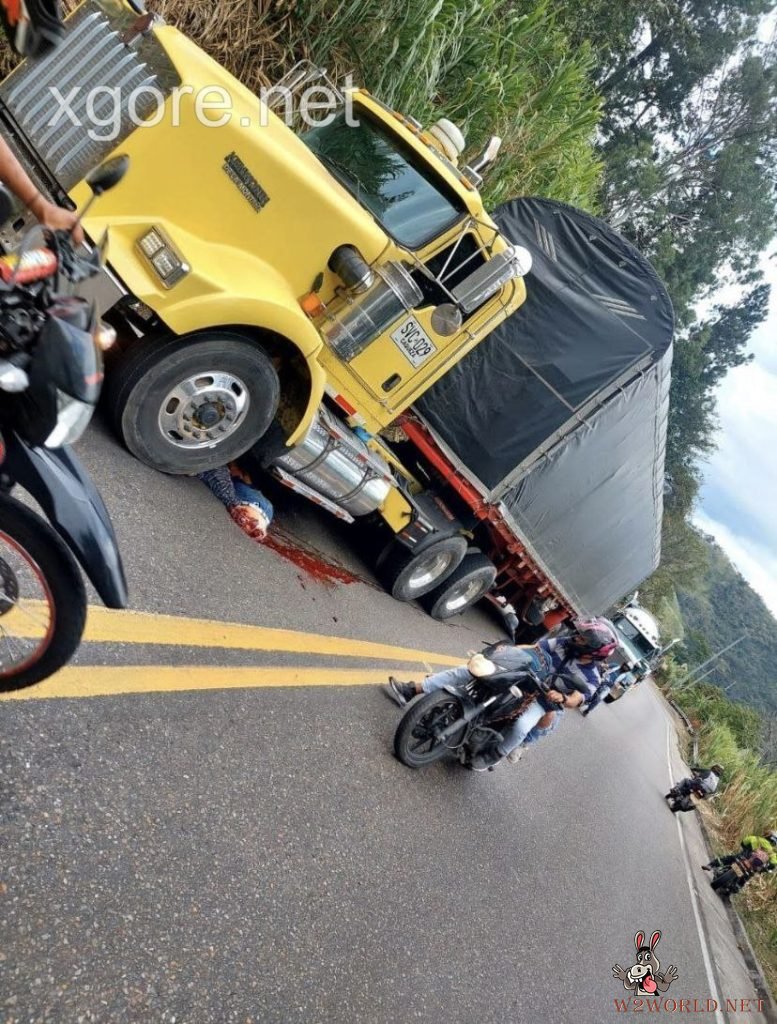 Colombia: Young Man Severed in Half in Horrific Truck Accident