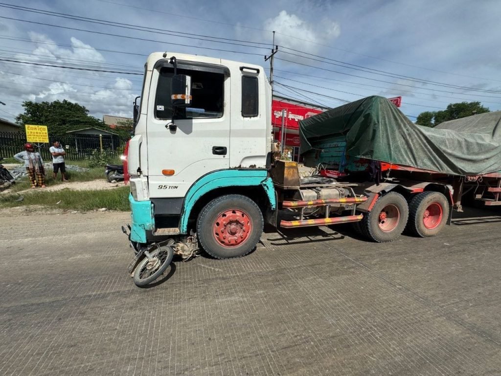 Cambodian man crushed in truck accident