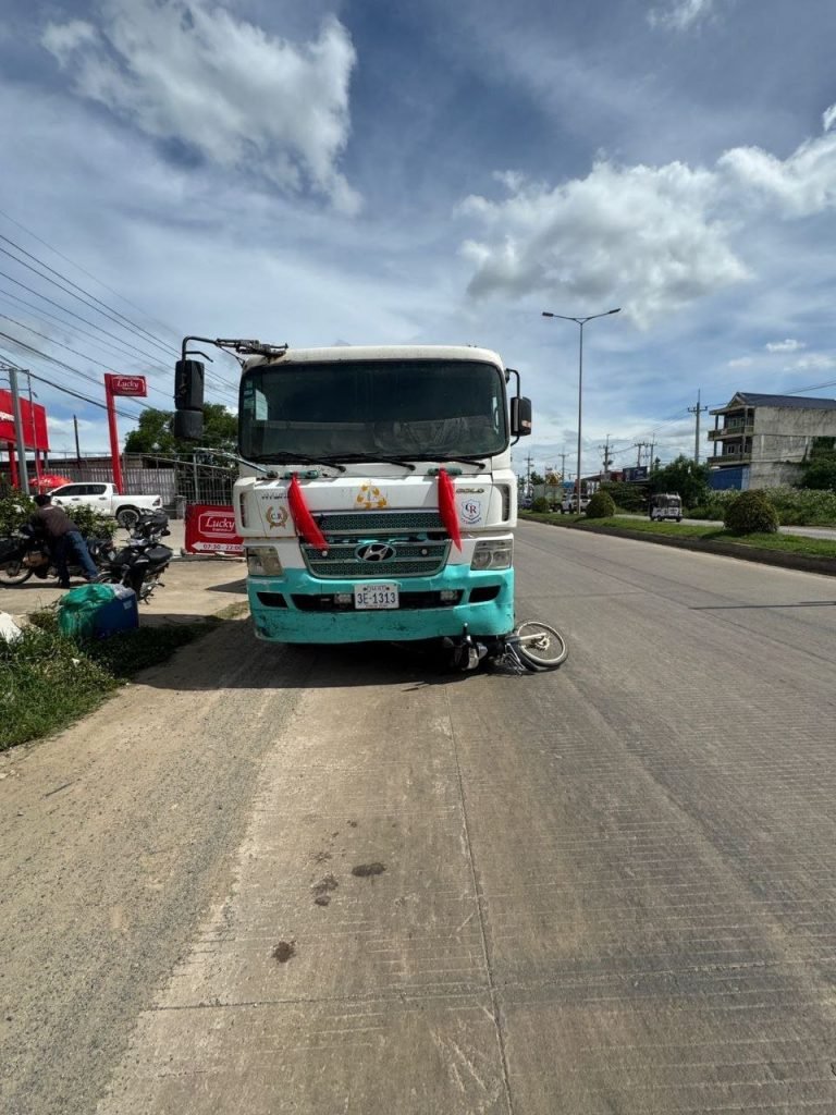 Cambodian man crushed in truck accident