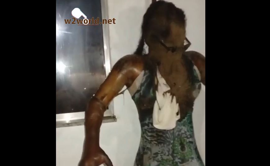 Decomposing Body of Woman Hanged