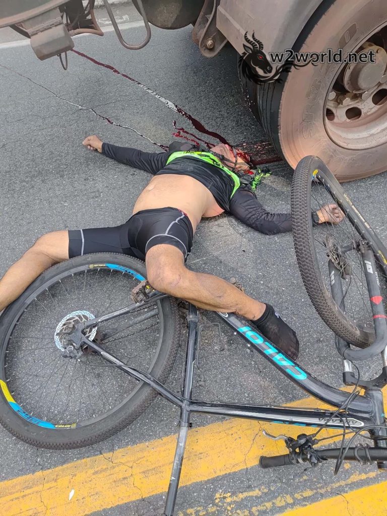 Cyclist Roberto Killed in Gruesome Head-On Truck Crash on BR-222 Tianguá Hill, Ceará, Brazil 02