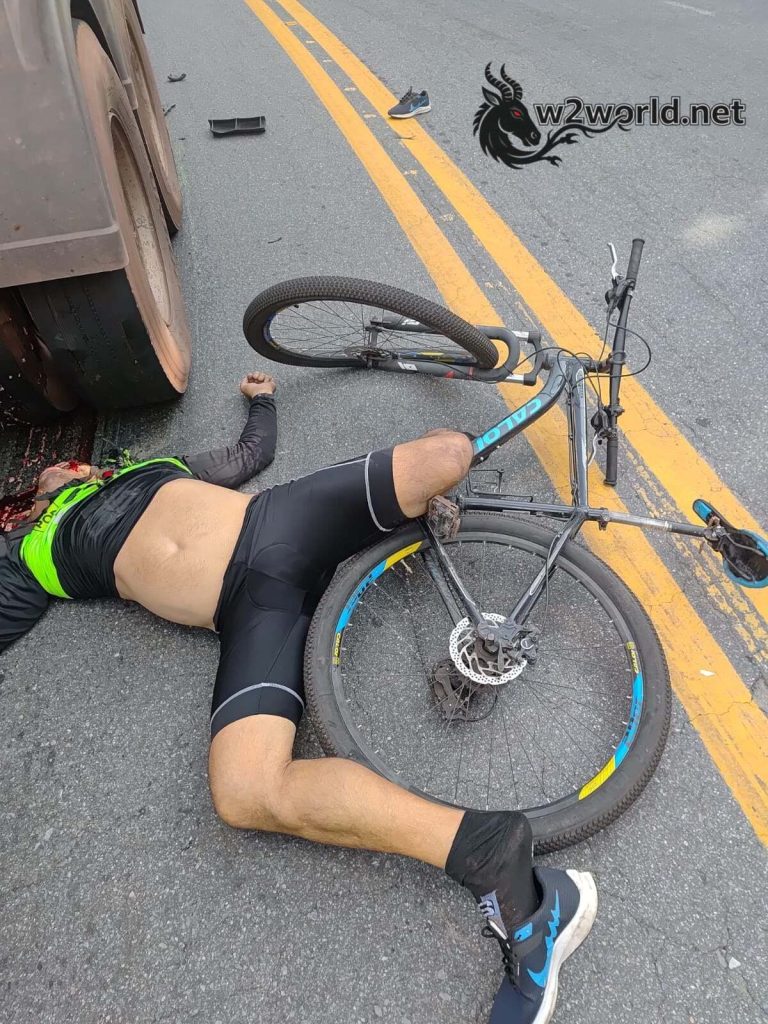 Cyclist Roberto Killed in Gruesome Head-On Truck Crash on BR-222 Tianguá Hill, Ceará, Brazil 03