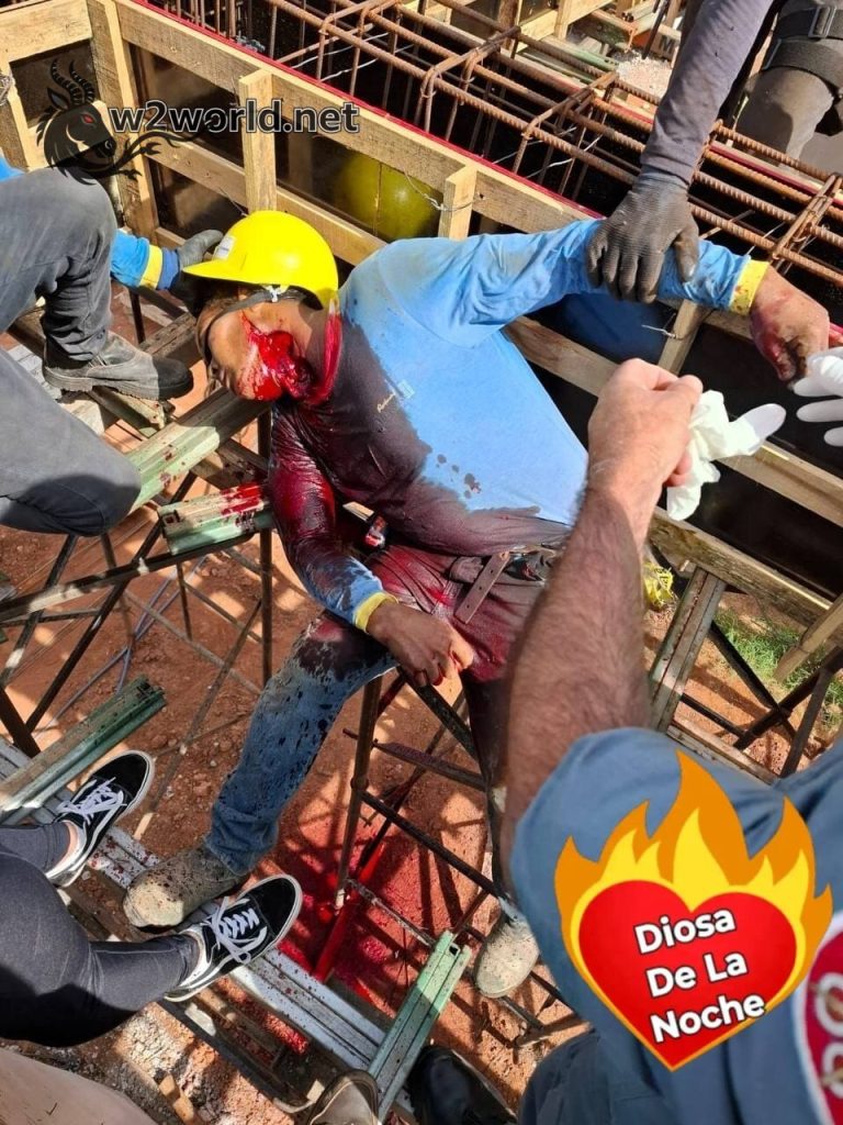 Workplace accident - man's throat slashed to death. 04