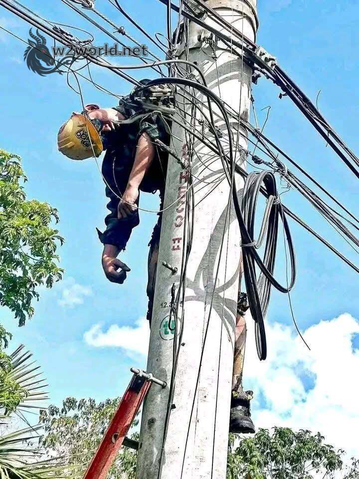 Electrician Electrocuted to Death in Bohol Island, Philippines – Foot Nearly Burned to Crisp