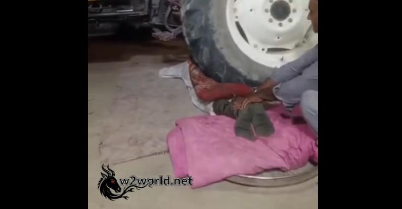Have a tractor push over your body to treat spinal problems